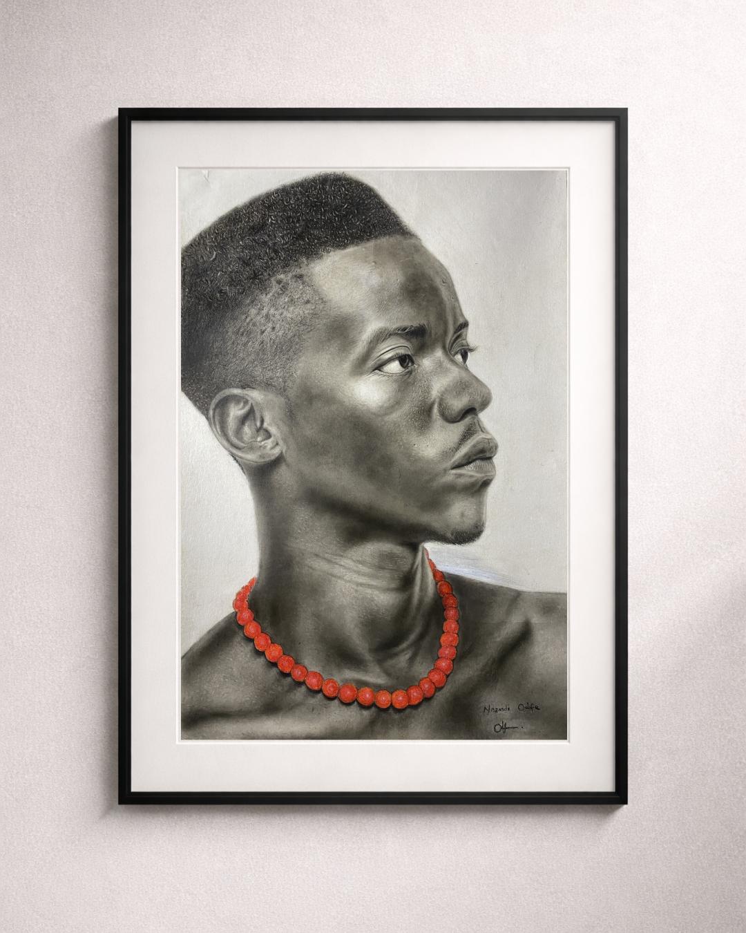 Unspoken — Pencil & Charcoal artwork